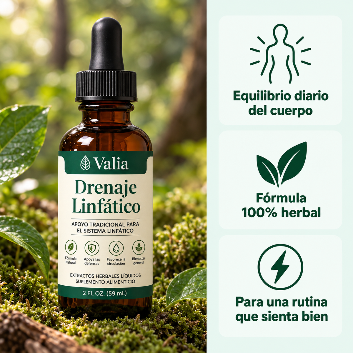Gota de drenaje linfático Valia®