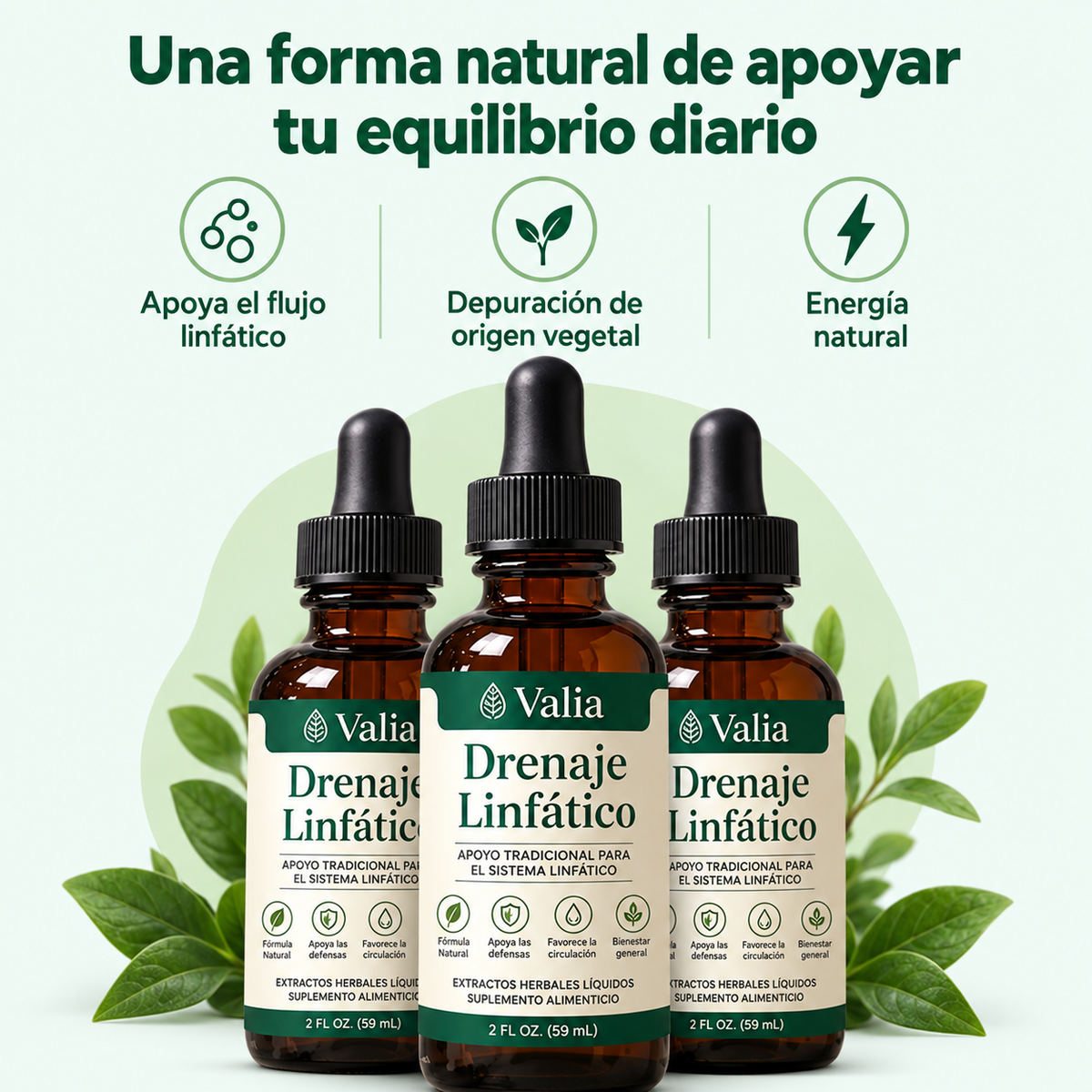 Gota de drenaje linfático Valia®